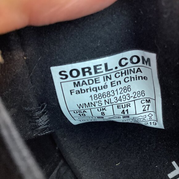 Sorel Joan of Arctic Wedge ll Womens 10 Waterproof Wedge Chelsea Leather Ankle B - Picture 11 of 11